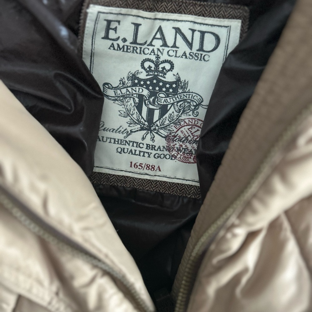 Women's Tan Quilted Jacket - Picture 4 of 6